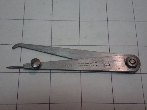 Brown &amp; Sharpe No.835 Hermaphrodite Caliper Firm Joint - Very Nice