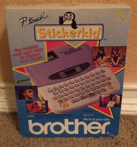 Brother St-5 Machine Sticker Maker P-touch Stickerkid Nib New