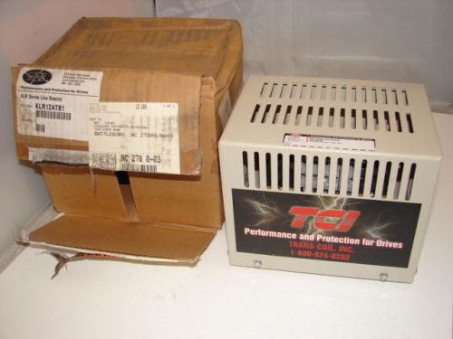 TCI/TRANS-COIL KLR12ATB1 LINE REACTOR 12AMP ***NIB***