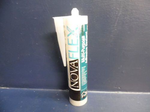 NovaFlex Silicone Multi-Purpose Adhesive Sealant WHITE 10.3 Fl Oz