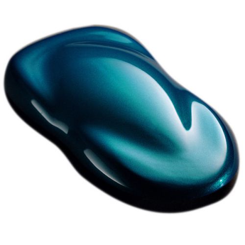 High gloss PEARL TEAL Powder Coating Paint  3 oz/ 80g, buy 2 pcs- get 1 Lb/ 450g