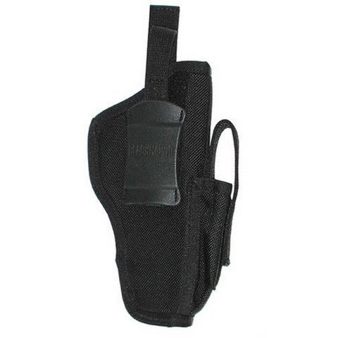 Blackhawk 40AM06BK Holster w/Mag Pouch Black Ambidextrous Size 6 Med/Large Autos