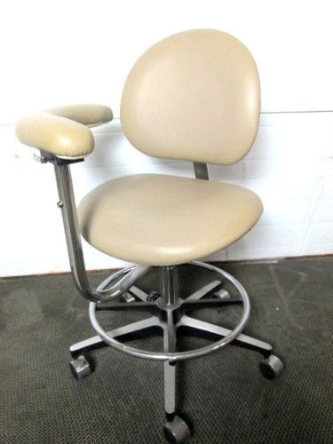 Belmont dental assistant stool model:081 - tan for sale