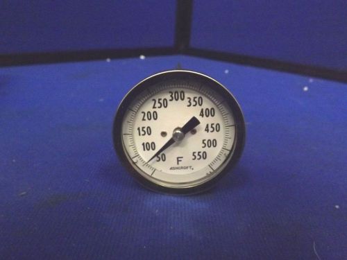 ASHCROFT 2&#034; BIMETAL THERMOMETER 1/4&#034; NPT,12&#034; STEM