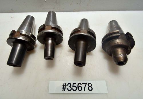 1 Lot of 4 Parlec BT40 Heat Shrink Tool Holders (Inv.35678)