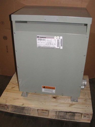 GE 9T23Q9873G15 30 KVA Transformer 480V Delta 208V 120V  Y 3 Phase nice clean