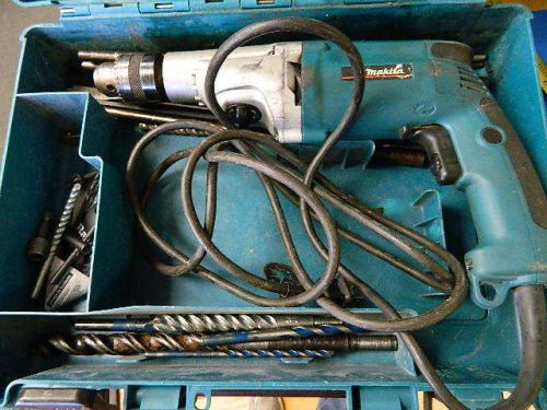 Makita HP2050F 2 speed 3/4 hammer drill With Bits - TOOL