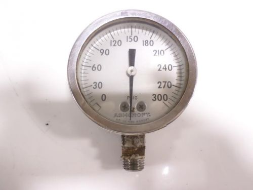 ASHCROFT 0-300 PGIG GAUGE A151 316