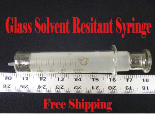 Syringe Glass 50ml Refilling Cartridge Solvent Printer Ink Large Format Mimaki