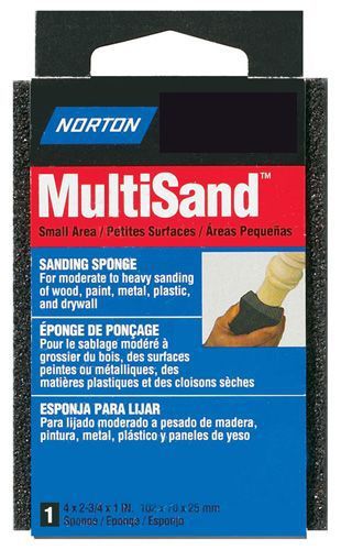 SANDING SPONGE,4X2.75X1 FN/MED