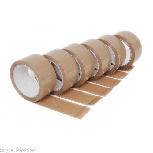 Brown Packing Tape Carton Sealing 2 Mil 3 Inch x 110 Yards 24 Rolls