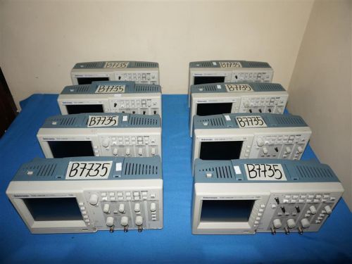 Lot 8pcs Tektronix TDS1002B 60 MHz 1 GS/s 2-CH Digital Storage Oscilloscope SetD