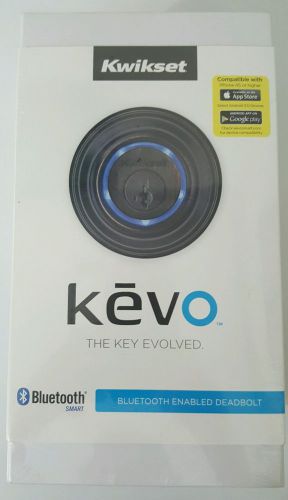 KEVO SINGLE CYLINDER VENETIAN BRONZE BLUETOOTH ENABLED DEADBOLT &#034;NEW&#034;