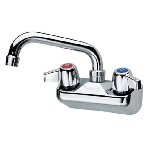 New Krowne 10-406L - Commercial 4&#034; Center Wall Mount Faucet, 6&#034; Spout, Low Lead