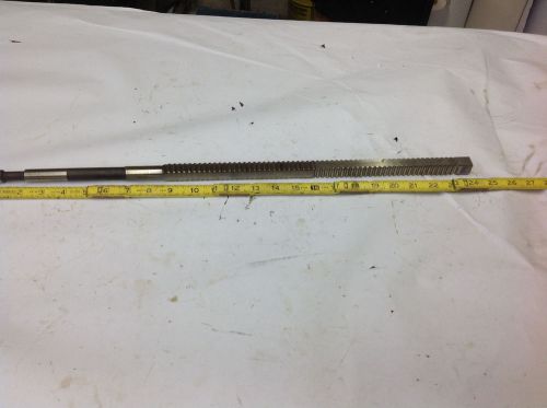 .680  Square Machinist Broach, Unknown Brand Model or P/N. 24&#034; Total Length