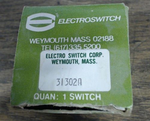 NIB Electroswitch 31302A  - 60 day warranty