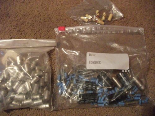 mixed lot of capacitors vitamin q,ge,nichicon