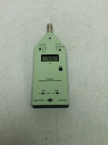 BRUEL &amp; KJAER TYPE 2222 SOUND LEVEL METER