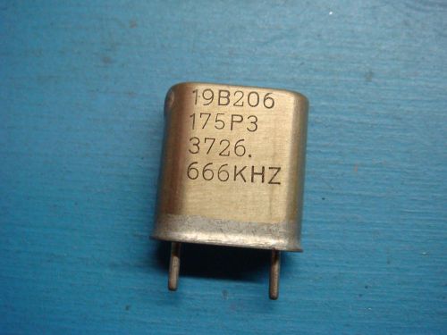 (1) GE 19B206175P3 3726.666KHz VHF LO-BAND CRYSTAL OSCILLATOR VINTAGE AUDIO