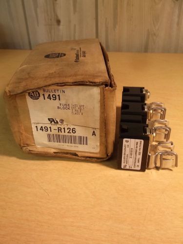 NEW Allen Bradley 1491-R126 Series A X-401978 Fuse Block *FREE SHIPPING*