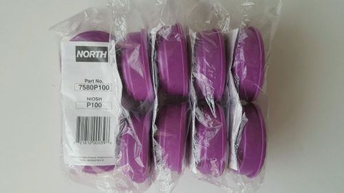 5 Pairs North Honeywell Half Face Respirator HEPA Filters 7580P100