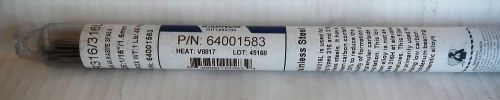 Radnor 64001583 ER316L 316L Stainless Steel TIG Welding Rod 1/16&#034; X 36&#034; 1lb Tube