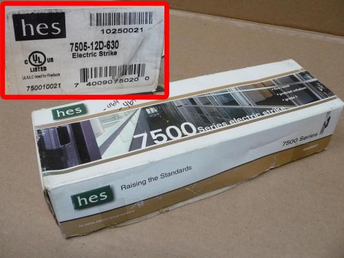 NEW Hes Assa Abloy Electric Rim 7500 Series Strike 7505-12D-630 NIB