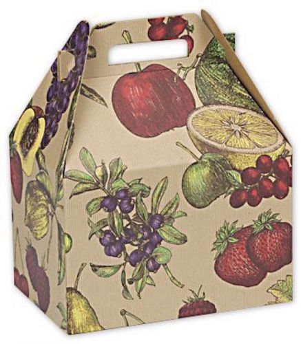 (Case of 80) Fruit Bowl Large Gable Boxes, 9 x 6 x 6&#034; BX5107L TOGO, Catering