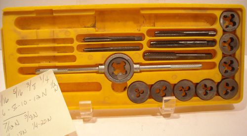 Powermaster 15 piece (partial)Tap and Die set-Japan