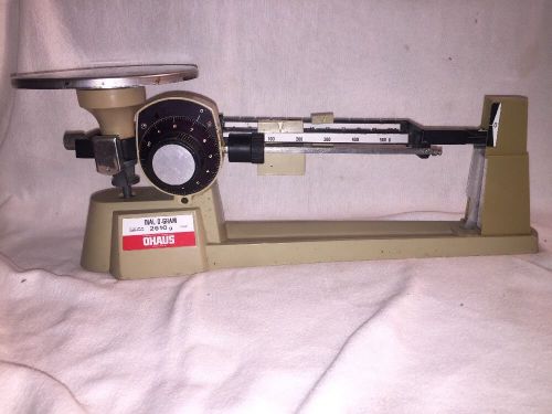 Vintage Ohaus Dial-O-Gram Mechanical Balance Scale 2610g Triple Beam Scale Works