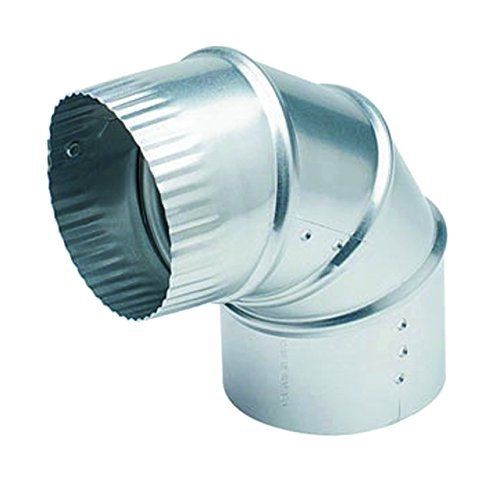 Deflecto aluminum elbow, 3&#034;, silver (de903) for sale