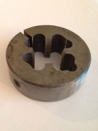 Greenfield 3&#034; Diameter Rethreading Die 1 1/8-12 NF