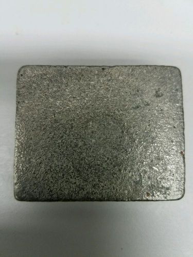 JEWERLY POUNDING BLOCK SOLID STEEL 5Lbs 3-1/2&#034; X 3-1/2&#034; x 1-1/2&#034; NOT POLISH