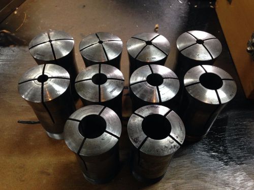 Hardinge 2J Collet Set - Lot of 10 - Used