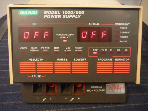 Bio-Rad 1000/500 Power Supply Biorad Bio Rad