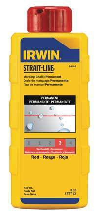 Irwin strait-line 64902 marking chalk refill, red, 8 oz for sale