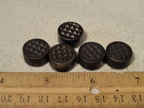 5pc FAIRLANE ROUND CARBIDE TIPPED GRIPPER 5/8&#034; DIAMETER 3/8&#034; TALL 1/4-28 THRD