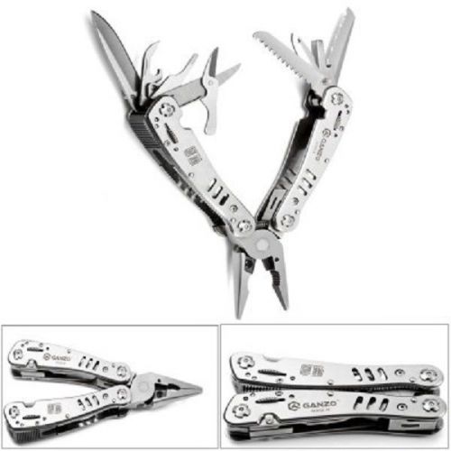 GANZO G302H Stainless multi Tool Pliers screw-kits. men gift. Fishing Camping