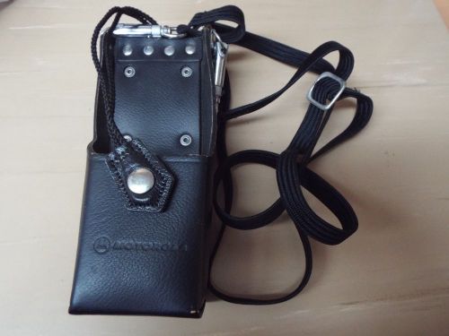 Motorola ntn5450b leather case 2.5 inches swivel belt loop,tn5243a carring strap for sale