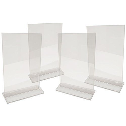 Store Sign Holders Premium Double Sided Clear Acrylic Sign Holder 5\ x 7\ Ad 4