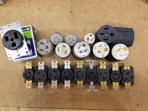 (2) Leviton Nema L5-20 Twistlock  20A 125V LOT of (19)