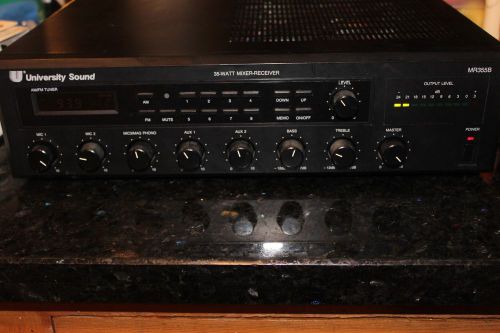 University Sound MR355B 35 Watt Mixer- Reciever