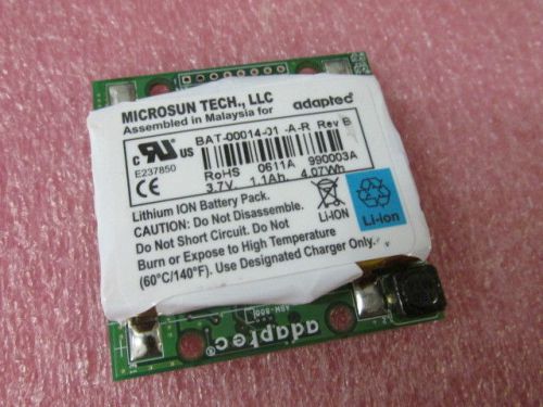 Microsun tech bat-00014-01-a-tr adaptec, lithium ion battery pack batteries for sale