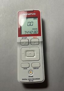 Olympus VN-100 Pocket Digital Voice Recorder 74 Hours Record Time