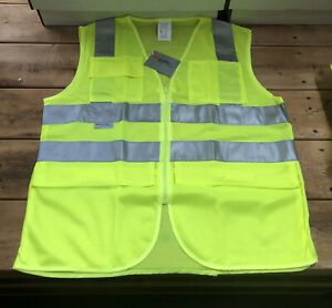 10x 3M X-Treme Scotchlite Reflective SAFETY VEST Class II Lvl II 4-Pocket SMALL