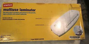 Staples Multiuse Laminator - #17466 - New In Box 9 1/2 Inch