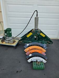 Greenlee 885 Hydraulic 2-1/2”-5” Rigid Pipe Bender with Greenlee 960 Pump