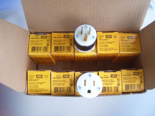 6 hubbll male hbl5266c&amp; 4 female hbl5269c 10 total plugs&amp;scockets for sale