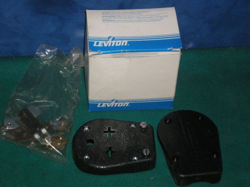 2 NEW in Box Leviton 931 30-50 Amp 250v 2 Pole 3 Wire ANGLE PLUG LOT of 2