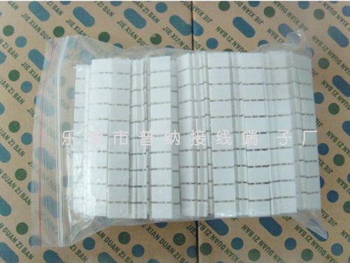 100PCS ZB8 Terminal Block Accessories  blank Tag Bar  apply UK6N URTKS